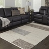 image:imageSignature Design by Ashley Area Rug Modern Brown Beige Striped 5x75x7