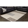 image:imageSignature Design by Ashley Area Rug Modern Brown Beige Striped 5x78x10