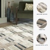image:imageSignature Design by Ashley Area Rugs Gray Striped 8 x 10 for Living Room53 x 7 Rectangular