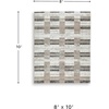 image:imageSignature Design by Ashley Area Rugs Gray Striped 8 x 10 for Living Room711 x 911 Rectangular