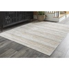 image:imageSignature Design by Ashley Artney Casual Stain Resistant Indoor Striped 5 x 7 Rug Light Brown amp Light Gray5 x 7