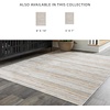 image:imageSignature Design by Ashley Artney Casual Stain Resistant Indoor Striped 5 x 7 Rug Light Brown amp Light Gray5 x 7