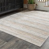 image:imageSignature Design by Ashley Artney Casual Stain Resistant Indoor Striped 5 x 7 Rug Light Brown amp Light Gray5 x 7