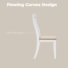 image:imageSignature Design by Ashley Ashbryn Farmhouse Armless Dining Double Chair with Bent Slat Back White amp Light Brown