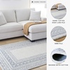 image:imageSignature Design by Ashley Azelhurst Casual Handmade 5 x 7 Wool Area Rug Blue Ivory amp Gray