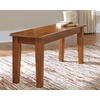 image:imageSignature Design by Ashley Berringer 175 Inch Rustic Traditional Dining Bench Brown