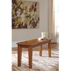 image:imageSignature Design by Ashley Berringer 175 Inch Rustic Traditional Dining Bench Brown