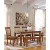 image:imageSignature Design by Ashley Berringer 175 Inch Rustic Traditional Dining Bench Brown