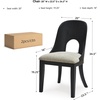image:imageSignature Design by Ashley Burkhaus Dining Chair with Arms Set of 2Black  Light Gray