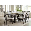 image:imageSignature Design by Ashley Burkhaus Dining Chair with Arms Set of 2Light GrayBrown