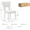 image:imageSignature Design by Ashley Burkhaus Dining Chair with Arms Set of 2White