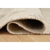 image:imageSignature Design by Ashley Calkin Vintage Indoor Floral Handmade Wool Blend 8 x 10 Rug with Fringe Design Beige amp Light Brown5x7