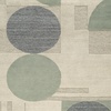 image:imageSignature Design by Ashley Dallane Casual Indoor Geometric Handmade Wool 8 x 10 Rug Blue amp Light Green5x7