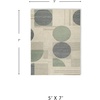 image:imageSignature Design by Ashley Dallane Casual Indoor Geometric Handmade Wool 8 x 10 Rug Blue amp Light Green5x7