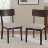 image:imageSignature Design by Ashley Dining Chairs Set of 2 Black Upholstered WoodBlackCream