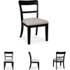 image:imageSignature Design by Ashley Dining Chairs Set of 2 Black Upholstered WoodBlackGray