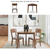 image:imageSignature Design by Ashley Dining Chairs Set of 2 Black Upholstered WoodWalnutGray
