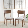 image:imageSignature Design by Ashley Dining Chairs Set of 2 Black Upholstered WoodWalnutGray