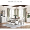 image:imageSignature Design by Ashley Dining Chairs Set of 2 Black Upholstered WoodWhiteGray