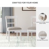 image:imageSignature Design by Ashley Dining Chairs Set of 2 Black Upholstered WoodWhiteGray
