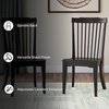 image:imageSignature Design by Ashley Galliden Urban Upholstered Armless Dining Chair Set of 2 Black amp Light GrayBlack