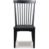image:imageSignature Design by Ashley Galliden Urban Upholstered Armless Dining Chair Set of 2 Black amp Light GrayBlack