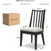 image:imageSignature Design by Ashley Galliden Urban Upholstered Armless Dining Chair Set of 2 Black amp Light GrayBlackLight Gray