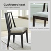 image:imageSignature Design by Ashley Galliden Urban Upholstered Armless Dining Chair Set of 2 Black amp Light GrayBlackLight Gray