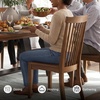 image:imageSignature Design by Ashley Galliden Urban Upholstered Armless Dining Chair Set of 2 Black amp Light GrayBrown