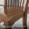image:imageSignature Design by Ashley Galliden Urban Upholstered Armless Dining Chair Set of 2 Black amp Light GrayBrown