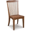 image:imageSignature Design by Ashley Galliden Urban Upholstered Armless Dining Chair Set of 2 Black amp Light GrayBrown