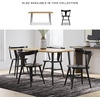 image:imageSignature Design by Ashley Gretlynn Dining Chair Set of 2 Black Wooden Side Chairs Solid Hardwood Frame and WrapAround Back LowProfile Seating for Small Spaces BlackBlack
