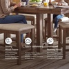 image:imageSignature Design by Ashley Havonplane Counter Height Dining Bench 72Beige  Dark Brown