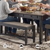 image:imageSignature Design by Ashley Havonplane Counter Height Dining Bench 72Darkwash