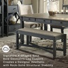 image:imageSignature Design by Ashley Havonplane Counter Height Dining Bench 72Darkwash