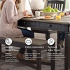 image:imageSignature Design by Ashley Havonplane Counter Height Dining Bench 72Darkwash