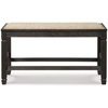 image:imageSignature Design by Ashley Havonplane Counter Height Dining Bench 72Darkwash