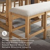 image:imageSignature Design by Ashley Havonplane Counter Height Dining Bench 72Light Brown  Light Gray