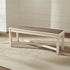 image:imageSignature Design by Ashley Havonplane Counter Height Dining Bench 72Whitewash