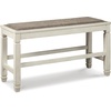 image:imageSignature Design by Ashley Havonplane Counter Height Dining Bench 72Whitewash