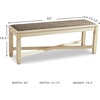 image:imageSignature Design by Ashley Havonplane Counter Height Dining Bench 72Whitewash