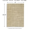 image:imageSignature Design by Ashley Janston Modern Indoor Plaid Handmade 5 x 7 Rug Light Brown amp Gray51 x 7 Rectangular