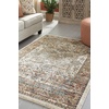 image:imageSignature Design by Ashley Jirair Traditional 8 x 10 ft Medallion Pattern Rug Brown amp Cream Multi Color