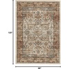 image:imageSignature Design by Ashley Jirair Traditional 8 x 10 ft Medallion Pattern Rug Brown amp Cream Multi Color