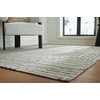 image:imageSignature Design by Ashley Jossen Boho Wool Blend Indoor 8 x 10 Rug with Geometric Pattern Beige amp Gray8 x 10