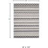 image:imageSignature Design by Ashley Karalee Tribal 5 x 7 Medium Pile Rug with Geometric Design Ivory amp Brown8 x 10 Rectangular