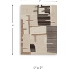 image:imageSignature Design by Ashley Kencher Area Rug Hand Tufted Abstract 5x751 x 611 Rectangular