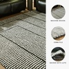 image:imageSignature Design by Ashley Living Room Area Rug Black Geometric 8x10