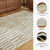 image:imageSignature Design by Ashley Medium Pile Area Rug 5x7 Beige Abstract