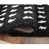 image:imageSignature Design by Ashley Minston Contemporary 5 x 7 Machine Woven Dot Design with Braided Tassel Edge Medium Area Rug High Pile Black amp White5 x 7